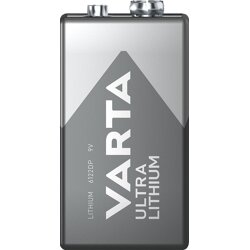 VARTA Batterie PROFESSIONAL 9V E-Block, 1-er Bli. Lithi.
