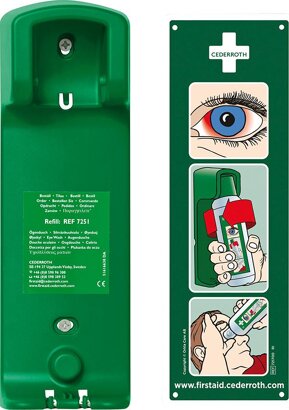 Wandhalterung für Augenspülung Eye Wash