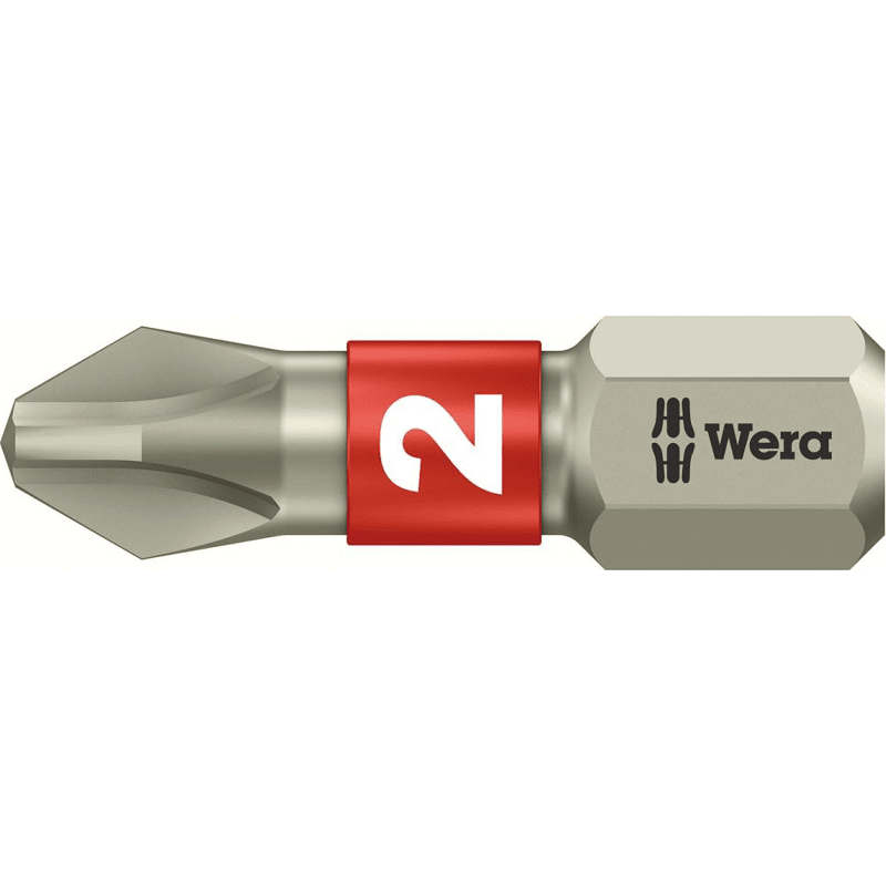 Wera Bit Rostfrei 1/4' Din 3126 C6;3 Ph2x25mm
