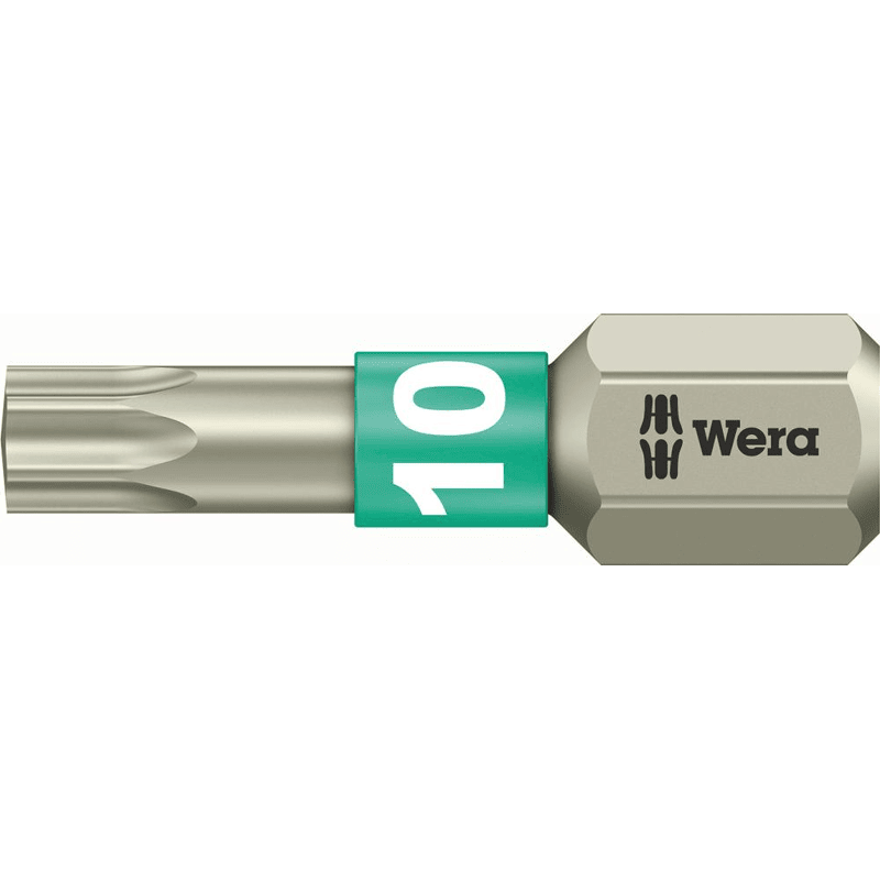 Wera Bit Rostfrei 1/4' Din 3126 C6;3 T10x25mm