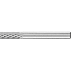 Pferd HM-Frässtift Zylinderform ZYA ohne Stirnverzahnung Zahnung 3