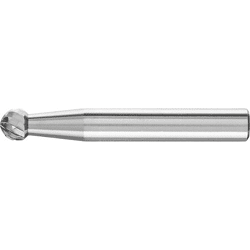Pferd HM-Frässtift Kugelform KUD Zahnung 4