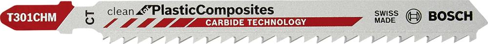 Stichsägeblatt T 301 CHM Clean for Plastic Composites