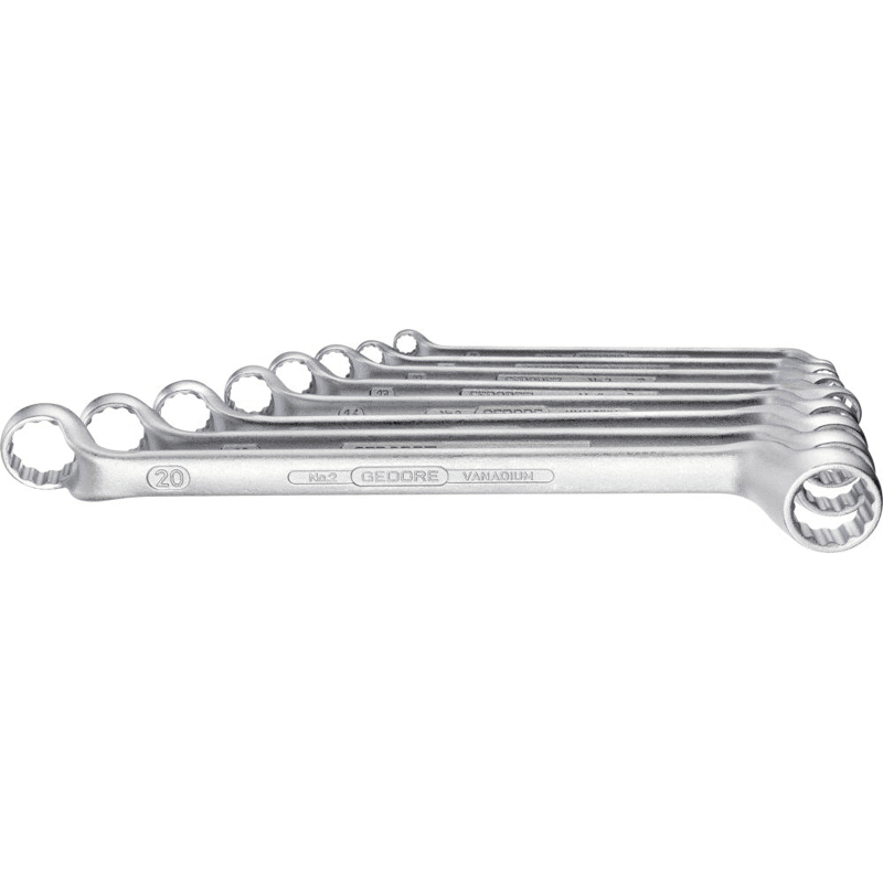 Doppelringschlüssel-Satz DIN838 6-22mm 8-teilig in Karton