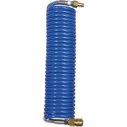 Riegler Spiralschlauch PA blau, Kupplung u Stecker NW7,2 12x9mm, 5m
