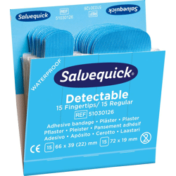 Cederroth Salvequick Nachf.6x30Pfl.detekt., fingersp.u.normal