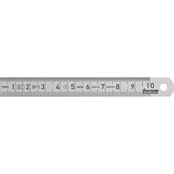 Biegsamer Stahlmaßstab 100x13mm rostfr. FORUM
