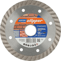 NORTON clipper Diamantscheibe Standard Universal Turbo Ø125