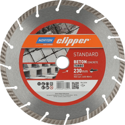 NORTON clipper Diamantscheibe Standard Beton Turbo Ø230