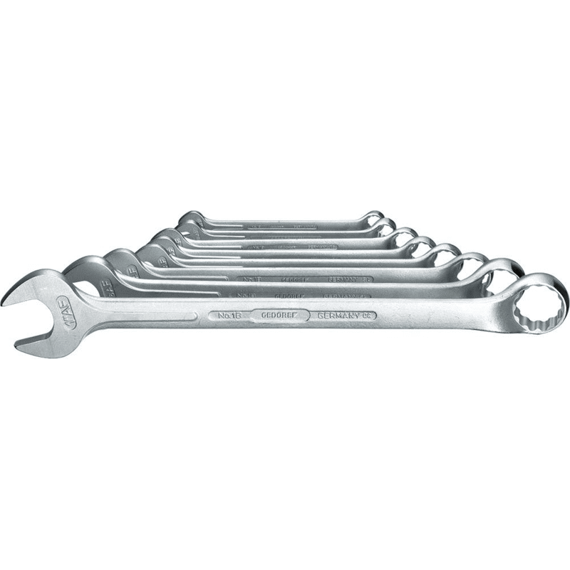 Ringmaulschlüssel-Satz 3/8-1." 8-teilig in Karton