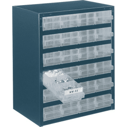 raaco Schubladenmagazin Typ 24-1 blau