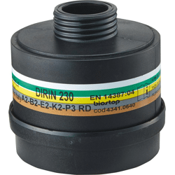 EKASTU Safety Mehrbereichskombifilter Dirin 230,  ABEK2-P3R D