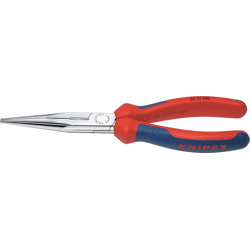 KNIPEX Storchschnabelzange verchromt gerade mit Mehrkomponenten-Griffen 200mm