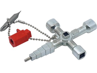 Schaltschrank-Schlüssel mit Wendebit 89 x 62 mm