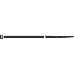 SapiSelco Kabelbinder Nylon schwarz 100x 2,5mm a1