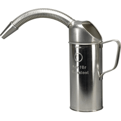 PRESSOL Messbecher Weißblech mit flexiblem Auslauf