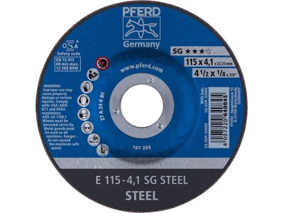 Schruppscheiben SG STEEL für Stahlbearbeitung
