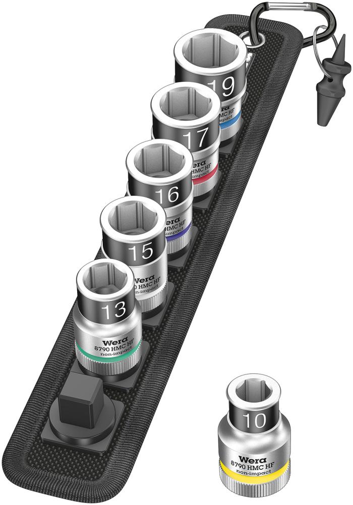 Steckschlüsseleinsatz- Satz 1/2" mit Haltefunktion 6-teilig