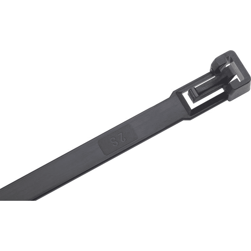 Kabelbinder Nylon schwarz 360x7,5mm a100Stück lösbar
