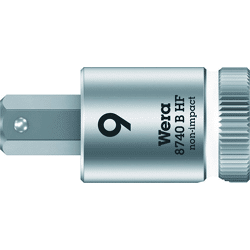 Wera Schraubendrehereinsatz 3/8" Innensechskant mit Haltefunktion 9x38, 5mm
