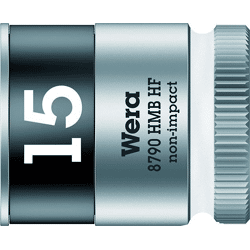 Wera Steckschlüsseleinsatz 6-kant 3/8" 15mm mit Haltefunktio