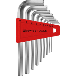 PB Swiss Tools Winkelschraubendreher- Satz im Kunststoffhalter 9-teilig 1, 5-10mm