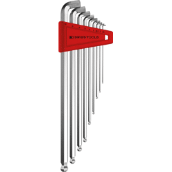 PB Swiss Tools Winkelschraubendreher-Satz 9-teilig 1, 5-10mm 100° Kugelkopf