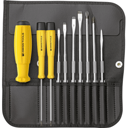 PB Swiss Tools Schraubendreher-Satz ESD mit Wechselklingen 1