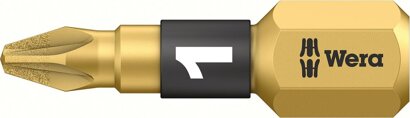 Bit 1/4" für Kreuzschlitz-Schrauben PZ 25 mm Bi-Torsion