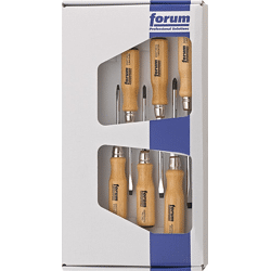 FORUM Schraubendreher-Satz Holz5tlg. Schlitz 3, 5-9mm
