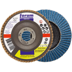 FORUM Fächerschleifscheibe 12° gewölbt