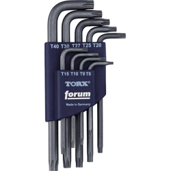 Winkelschraubendr. Torx T 8-T40 Satz FORUM