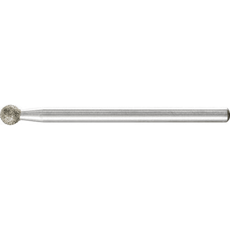 Dia-Schleifstift Kugelf. 4x 3 mm D126 Pferd