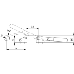 Verschlussspanner abgewinkelt