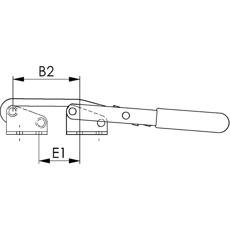 Verschlussspanner abgewinkelt