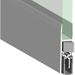 athmer Glastürdichtung Schall-Ex® DUO GS-H10, Silikon