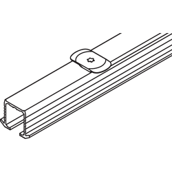 Hawa Einfachlaufschiene Clipo 16 mit Drehriegel