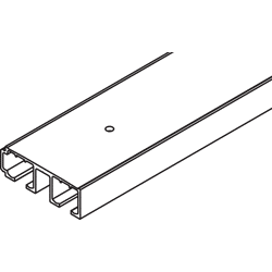 Hawa Doppellaufschiene Clipo 26/36 zum Aufschrauben