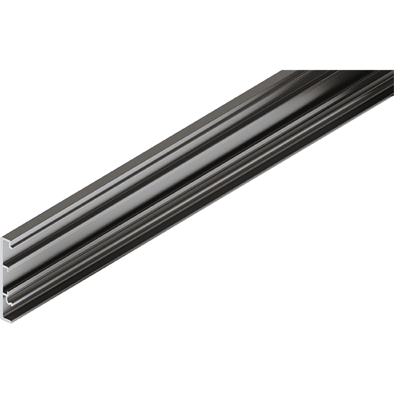 Clip-Blende zu Laufschiene Junior 80/100 B Alu eloxiert nach Mass