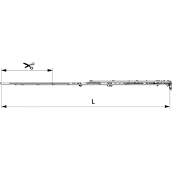 Maco Schere montiert MM ohne Sparlüftung 800 FFB 601-800