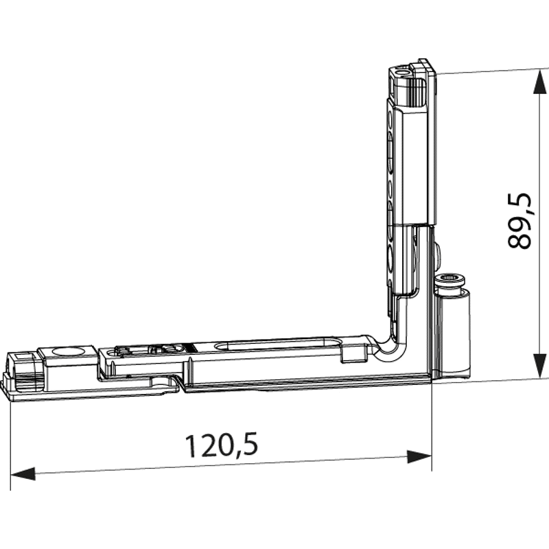 Ecklagerband Multi Power 13V rs für Holzfenster