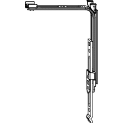 Maco Eckumlenkung MM senkrecht verlängerbar ohne i.S. Zapfen