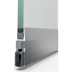 Glastürdichtung Schall-Ex® DUO GS-H8, Silikon