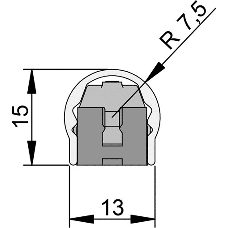 Schutzprofil BU-16 K+