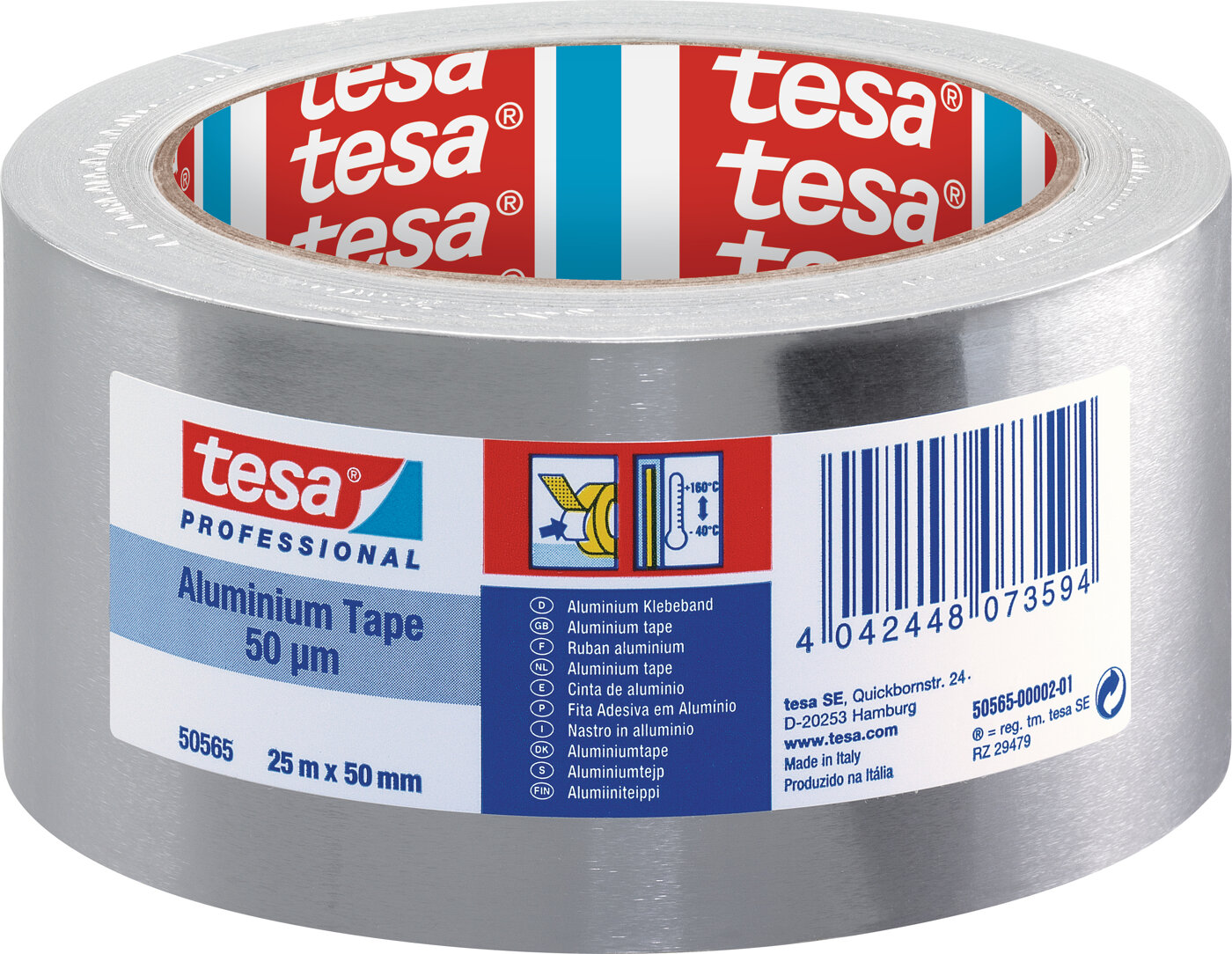 tesa Aluminium-Band - PROFI 50 um 50m:50mm 63652 online kaufen