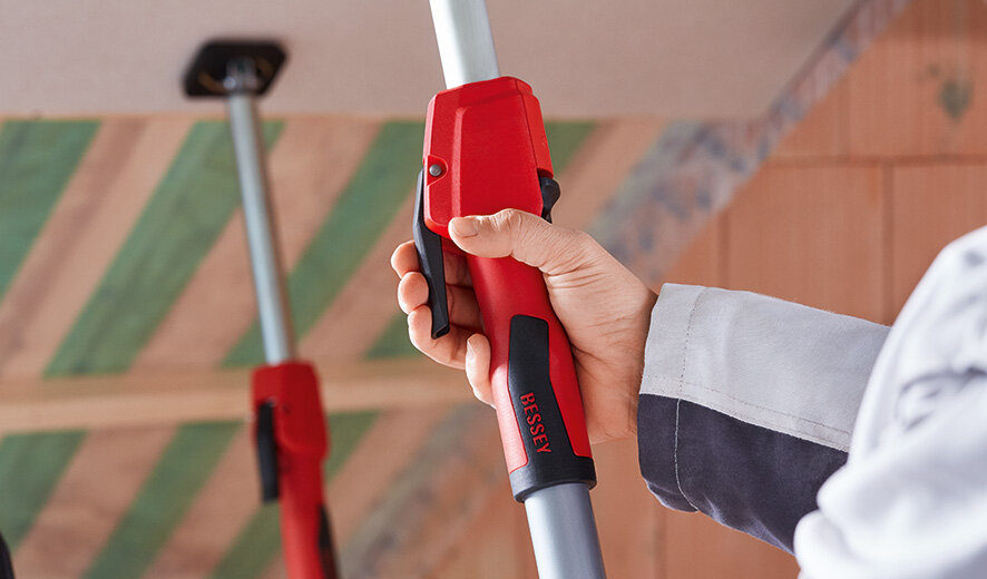 BESSEY Deckenstütze STE55 - Montagestütze 350kg Tragkraft 400-550mm