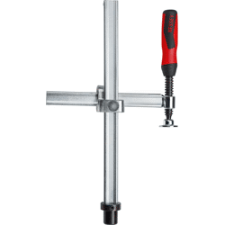 Spannelement für Schweißtische mit variabler Ausladun