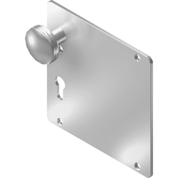 BKS FH Knopf auf Breitschild B-72650