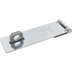 Tür-Überfalle, mit Ösenplatte, 200/155, Stahl korrosionsgeschützt