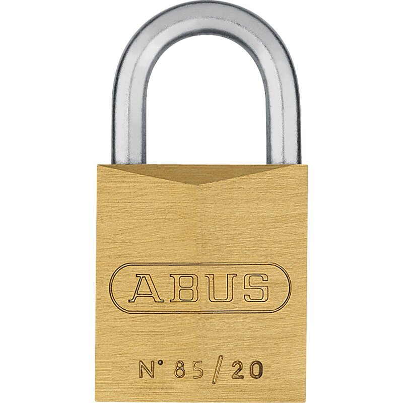 ABUS AV-Vorhangschloss 85/20 Lock-Tag, Messing massiv